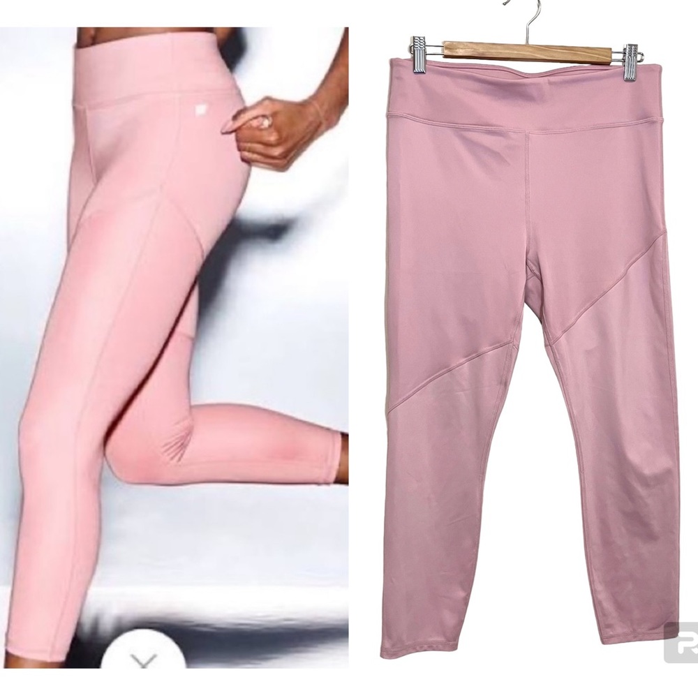 Fabletics Salar Statement Ultra Cool Rosebloom Shine Leggings